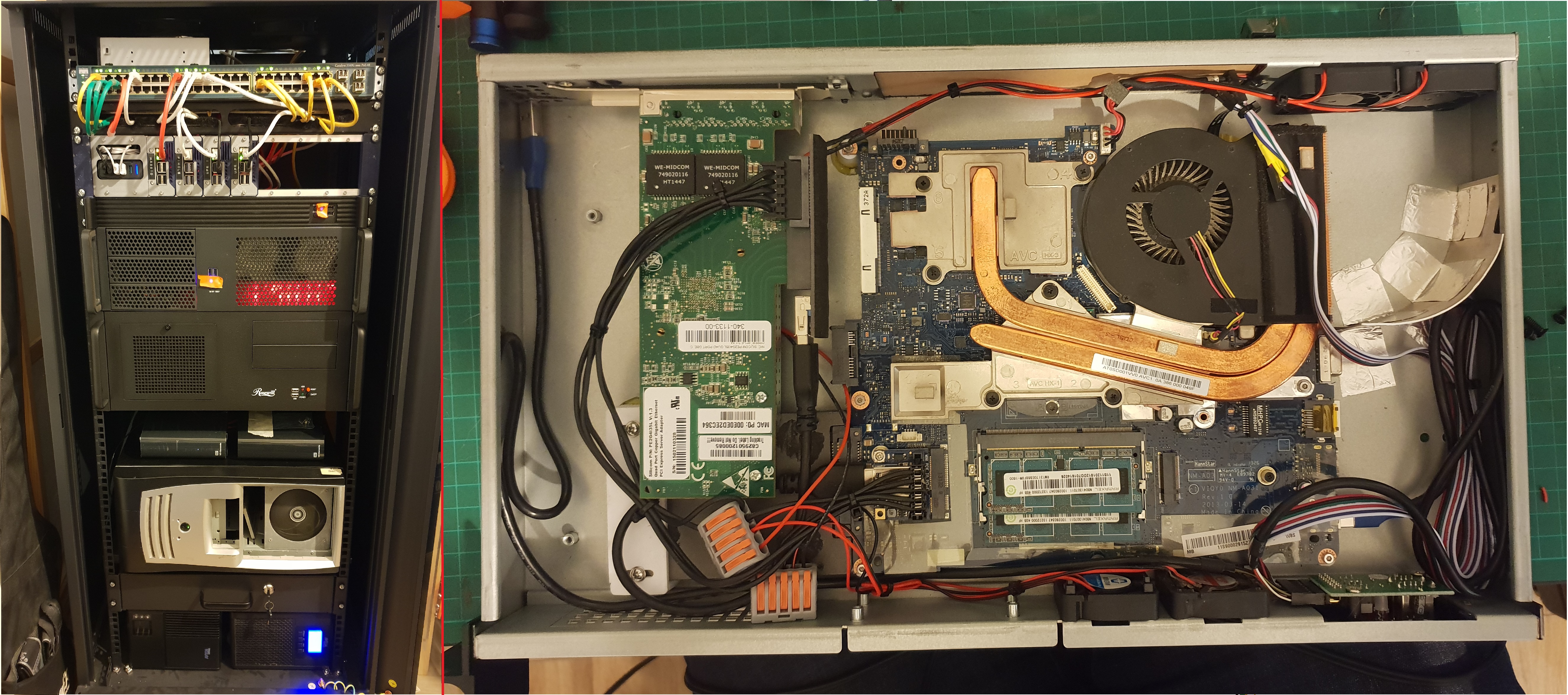 1U PfSense router from Old Laptop