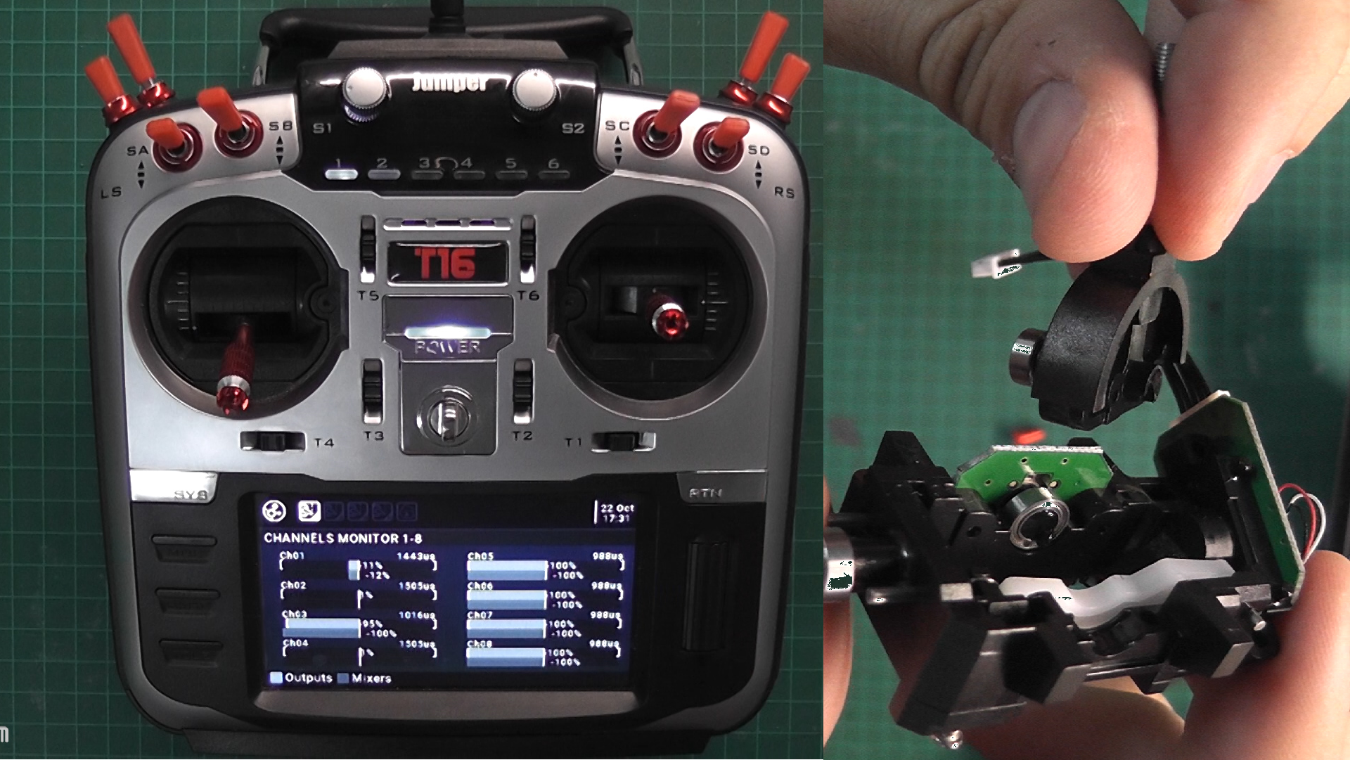 FPV Repair Shop #4 - Jumper T16 Broken Gimbal Potentiometer Stem