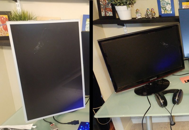 LCD Screen Makeover and DIY VESA Mount